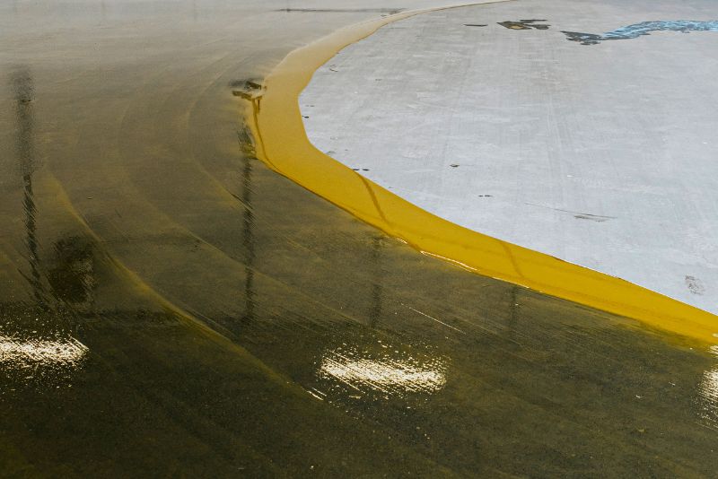 epoxy floor layering